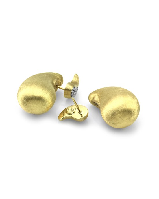 Nanis Cachemire Pave Diamond Earrings in Gold